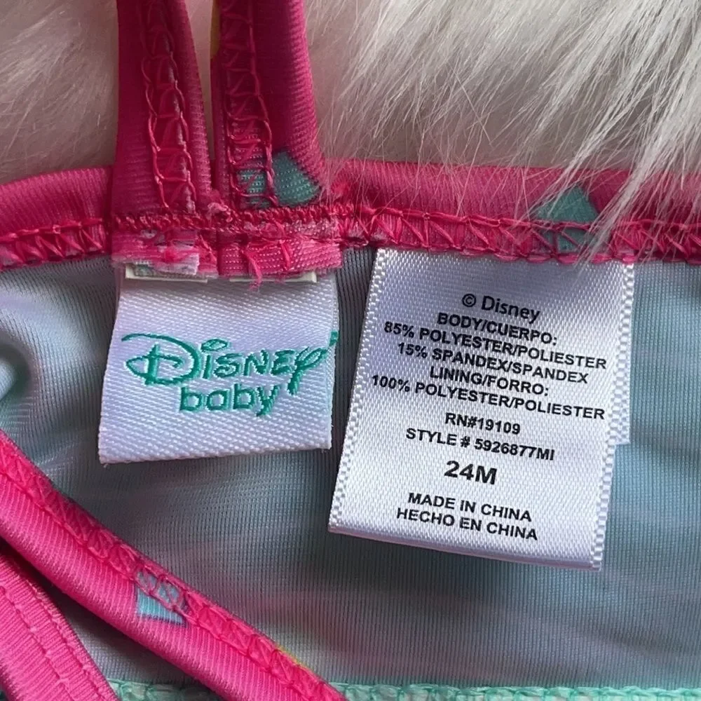 Disney Baby Minnie Mouse 2-pc Swimwear Sz 24M